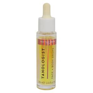 Tanologist Face + Body Self Tan Drops Light 1.01 oz / 30 ml New Serum Oil